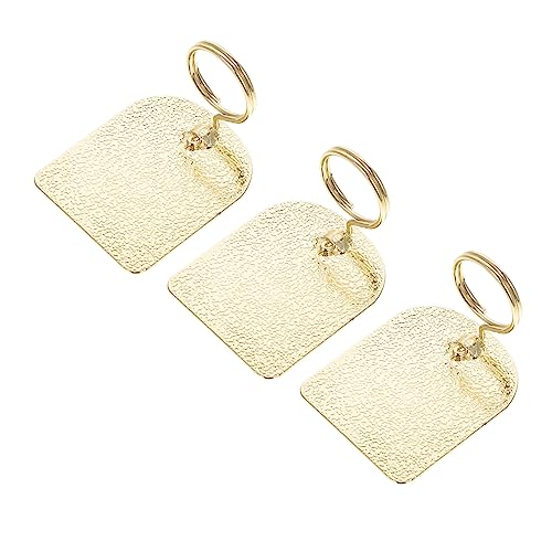 SEWACC 3pcs Metal Tag Holder Label Clips for Retail Sale Stickers Garage Sale Tags