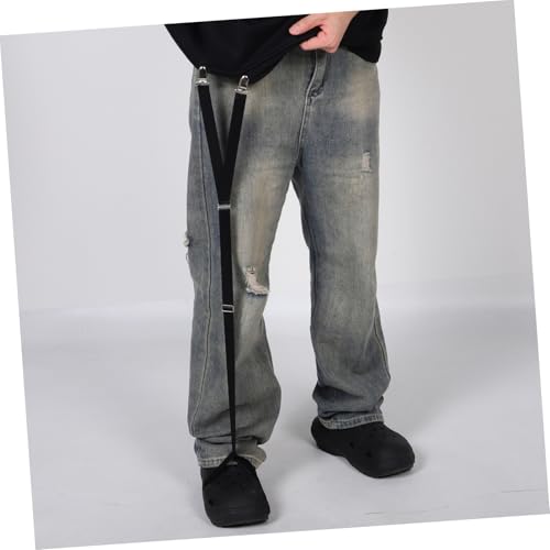 Tirantes para camisas Homoyoyo con pinzas antideslizantes pack de 2 pares elásticos para hombres 6