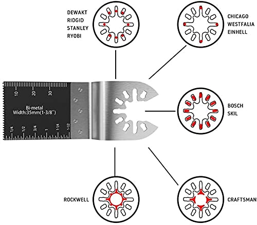 Auoeer 100pcs/set oscillating saw tool set for multi saw blade oscillating sanding disc kit woodworking tool - Image 2