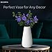 DECORPIA Premium Ceramic Vase for Pampas Grass - Flower Vase for Home Decor, Minimalism Style for Modern Table Shelf, Vases for Flowers for Kitchen Living Room Centerpieces, Office Desk Vase (Medium)