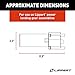Lippert Tuson High-Speed Electric 5th Wheel Landing Gear Motor Replacement, 5,000 lbs. Extend & Retract Legs, Easy Installation, No Assembly Required - 141893