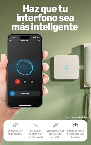 Miniatura 3 de Amazon Echo Spot (última generación) | Blanco + Ring Intercom Audio | Haz que tu interfono sea más inteligente