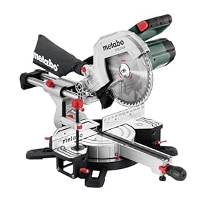 Metabo Kapp- und Gehrungssäge KGS 254 M – 613254000 – Mit Precision Cut Line, 254 mm Sägeblatt und Zugfunktion – 2 m Kabellänge