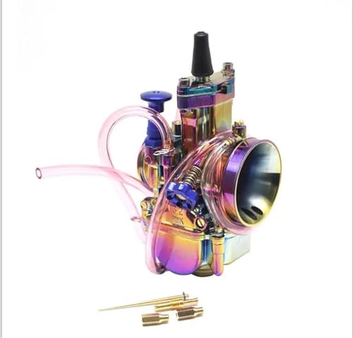 Carburateur de course PWK 21-34mm coloré pour moto 90cc à 250cc