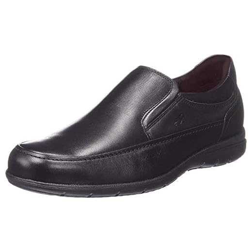 Fluchos- retail ES Spain 8499, Zapatos sin Cordones Hombre, Negro (Black), 42 EU