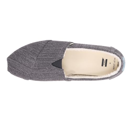 TOMS Mens West Elm X Repreve Alpargata Slip On Casual Shoes - Grey4