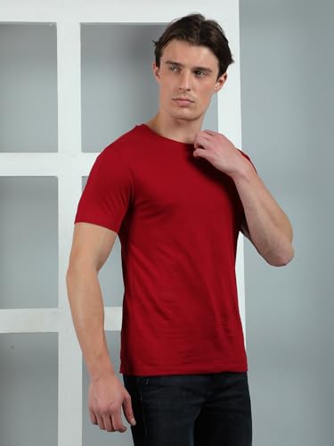 Image of Dollar Pack of 1 Cotton Solid Men Tshirt