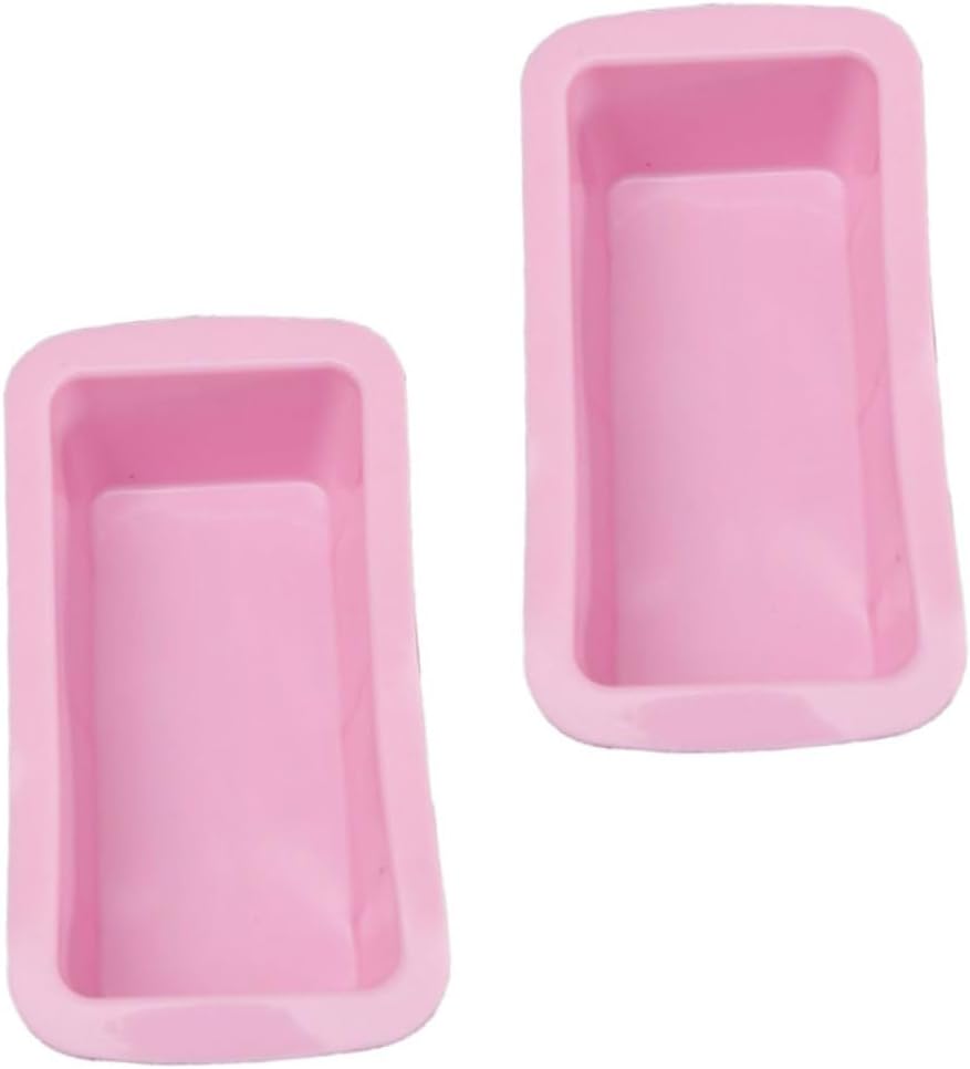 MAGICLULU 4pcs Silicone Baking Mold Rectangular Cake for Mousse Bread Easy Clean Toast Mold Bread Toast Box