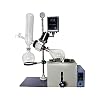 HNZXIB Rotary Evaporator 2L Lab Rotovap with Manual Lift Digital Controller 0-120rpm Rotary Evaporator Kit 110V