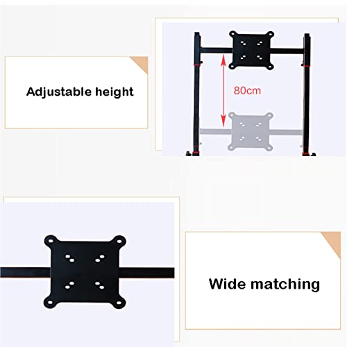Soporte móvil para TV hasta 55 pulgadas, altura ajustable miniatura 3