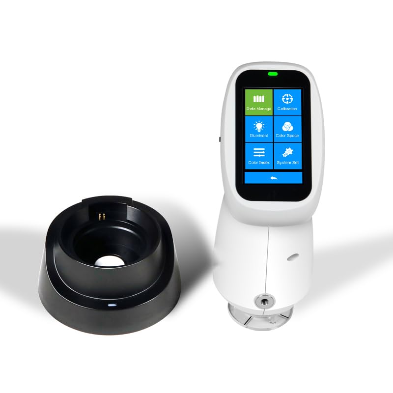 Spectrocolorimeter Color Spectrometer with Φ4mm Flat Single Aperture Wavelength Range 400-700nm D/8 SCI/SCE Mode CMOS Dual Beam Splitting Sensor for Color Difference Quality Control