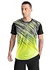 APTRO Men’s T-Shirts Gym T Shirts for Men Moisture Wicking Athletic Breathable Running Tops Quick Dry Short Sleeve T-Shirt Fluorescent Yellow 3XL #5
