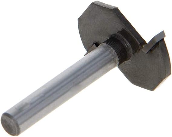 Utoolmart 1/4 Shank T Slot Router Bit 1/8 Cutting Depth, 2 Flutes High Speed Steel T Track Router Cutter 1pcs
