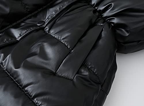 Girls Boys Basic Solid Color Parka Jacket Winter Thick Warm Hooded Jacket with Pocket Toddler Kids Teen Coats for Girls3