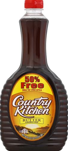 Country Kitchen Syrup, Butter Flavored , 36 oz - Thumbnail 4