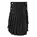 Pantalones Personalizables para Hombre Vintage Falda Escocesa gótica Kendo Bolsillo Faldas Ropa...