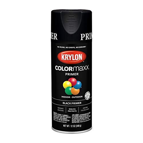 Krylon 5581 Colormaxx Aerosol Paint, 12 Ounce (Pack of 1), Black
