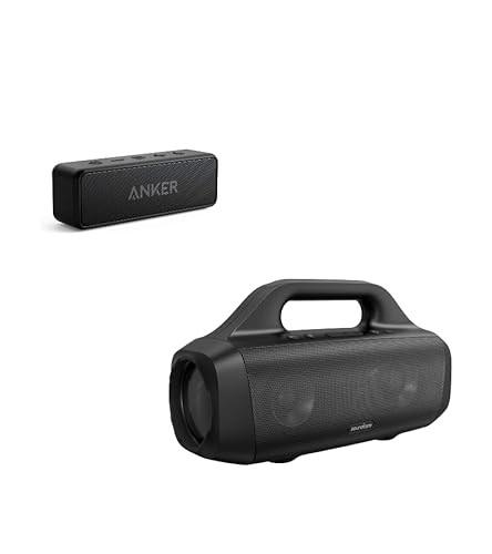 Anker Soundcore 2 Bluetooth Speaker & Soundcore Motion Boom Waterproof