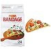 BioSwiss Novelty Bandages Self-Adhesive Funny First Aid, Novelty Gag Gift (24pc) (Pizza)