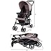 Baby Joy Lightweight Stroller, Compact Toddler Travel Stroller for Airplane, Infant Stroller w/Adjustable Backrest/Footrest/Canopy, 5-Point Harness, Storage Basket, Easy One-Hand Fold, Coffee