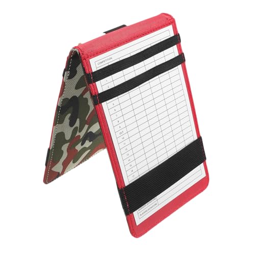 DIYEAH Golfbuch Für Punkteaufzeichnung Tragbares Golf-punktebuch Mit Aufklappbarem Design Golf-scorekartenbuch Aus Oxford Papier Notizbuch Zur...