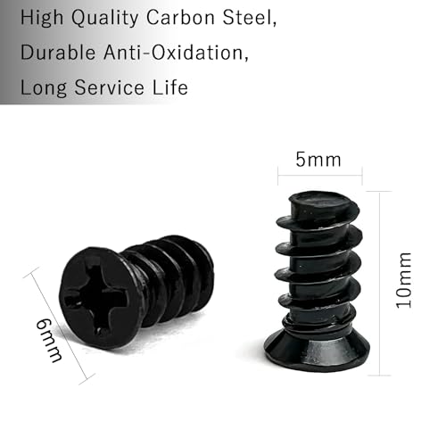 Image of 50PCS M5x10mm PC Fan Screws - Computer Case Mounting Screws