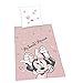 Produktbild Herding Disney´s Minnie Mouse Bettwäsche-Set, Kopfkissenbezug 80 x 80 cm, Bettbezug 135 x 200 cm, Mit leichtläufigem Reißverschluss, 100% Baumwolle/Renforcé, Rosa/ Weiß