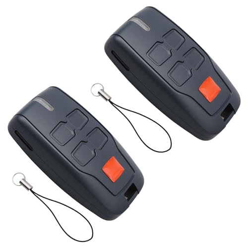 Pack de 2 Mandos de Garaje 433,92 MHz – Compatibles con Mitto 2 B, Mitto 4, RCB02, RCB04, CLEAR ICE y VINEYARD – Mando Universal con Código Rodante, Alta Seguridad y Configuración Rápida