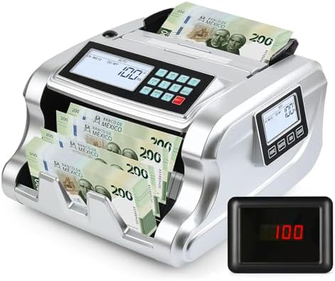 Contadora De Billetes Bonvoisin Para Euros - Detecta Falsos Con UV/MG/IR Y Cuenta Valor Automático, Pantalla TFT