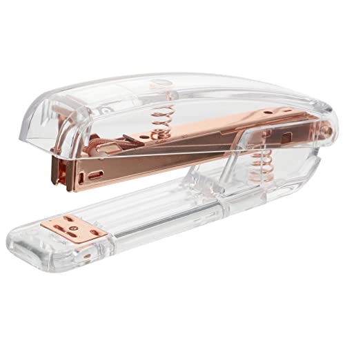 Gadpiparty Gold Stapler Book Binding Tool Portable Plastic Book Stapler School Student Stationery