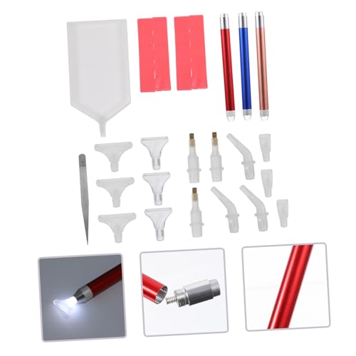 VILLCASE 41 Pçs Conjunto De Broca De Ponto Caneta DIY Acessórios De Pintura Kit De Ferramentas De Pi