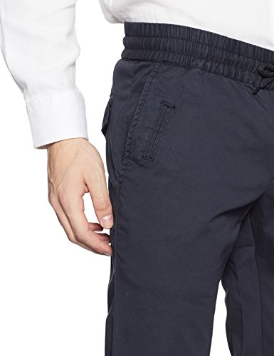 Image of Amazon Brand - Symbol Men's Slim Casual Trousers (AW17TRS-08-7 Navy 38)