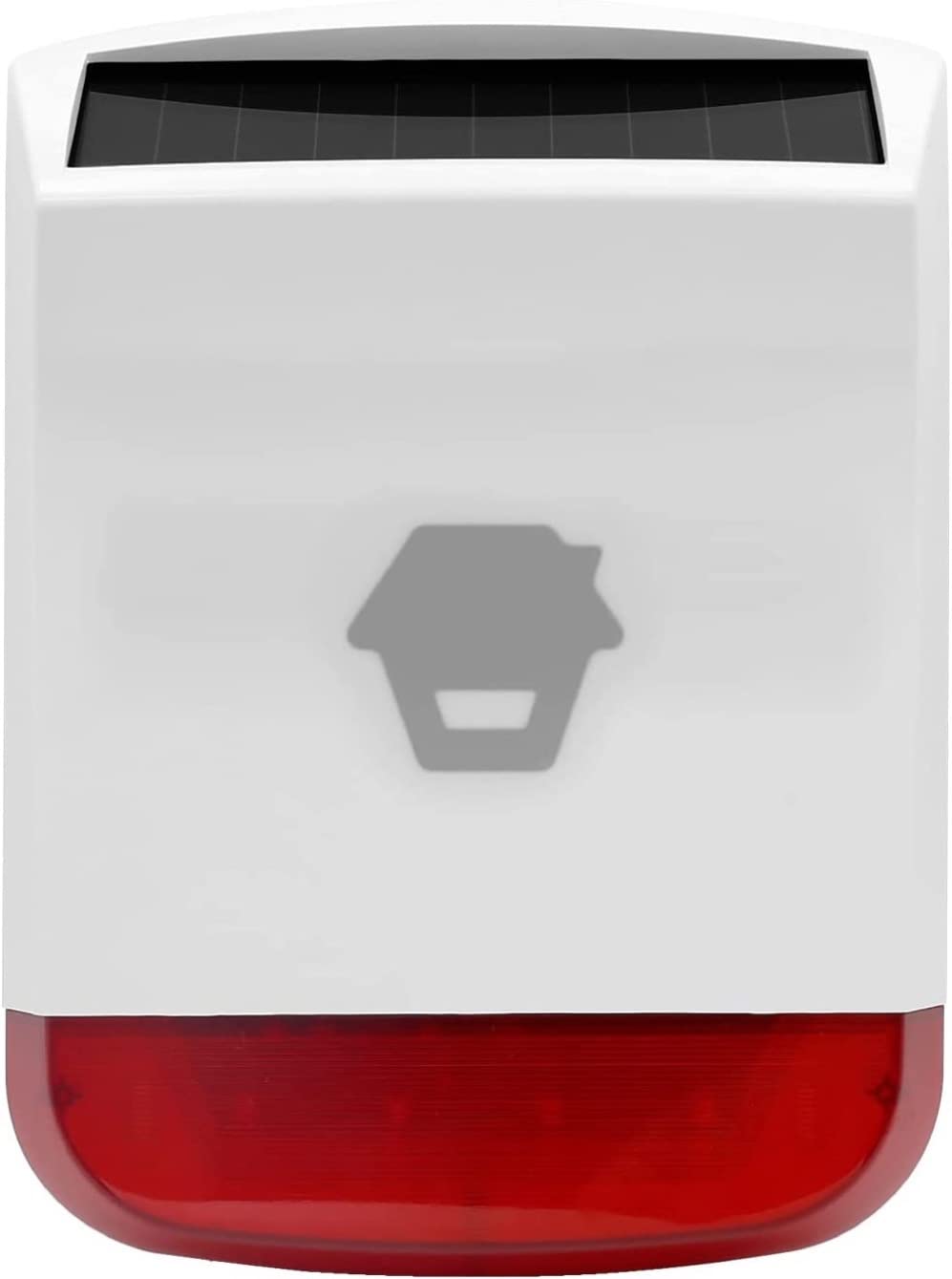 Chuango SPS-260 Wireless Solar Siren: Burglar Alarm with Red Flashing Strobe Light: High Performance Security System - Volume 110 dB - Compatible with Accessories