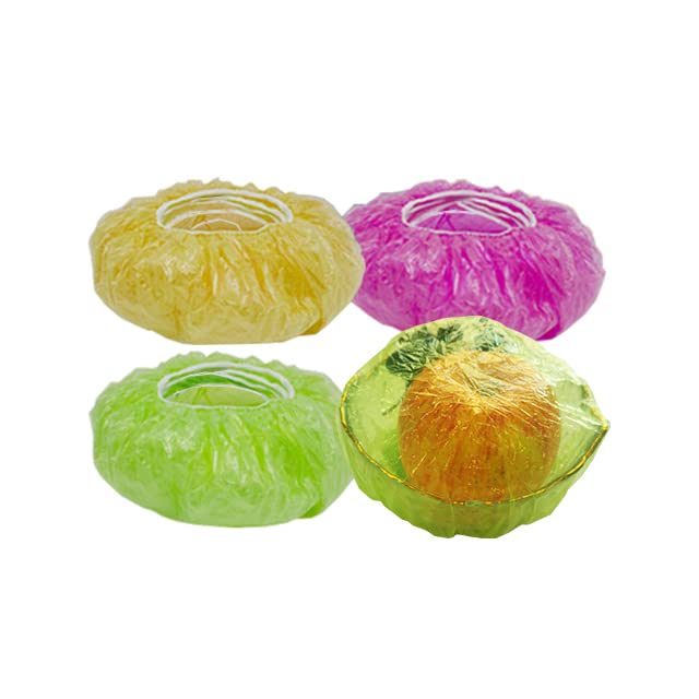 96 Coperture Elastiche Per Alimenti Riutilizzabili | Coperchi In Plastica Colorati Per Ciotole E Piatti | 3 Misure (Grande 26cm, Medio 21cm, Piccolo 18cm) Per Famiglia E Picnic