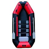 Material del producto: PVC XJZKA Balsa Inflable 6 Personas Bote Inflable al Aire Libre Resistente al Desgaste Canoa Deportiva portátil Inflable Barco de Pesca Kayak PVC 230x115x30cm 3