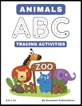 Paperback Animals ABC: Tracing Activities Book