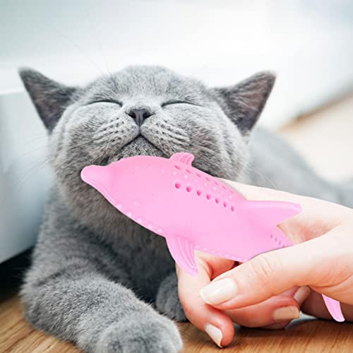Brinquedos Catnip | mascar gatinho em forma peixe | dentição cheio catnip Brinquedos divertidos para