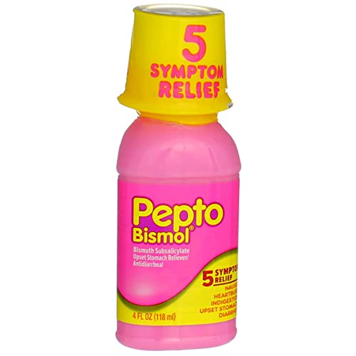Pepto-Bismol Liquid Original - 4 oz, Pack of 4