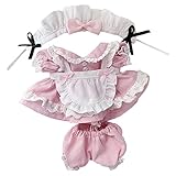 niannyyhouse Conjunto de ropa de muñeca de felpa de 15 cm para vestir, tocado,...