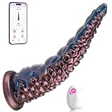 2025 New Edition Realistic Adult for Women Today Silent with Strong Suction Cup for Hands Free Play for Women Pleasure NIX60 Base A5820Z (Blue-Purple)