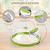 12 Inch Microwave Splatter Cover, Upgraded Microwave Cover for Food with Water Steamer, Integrated Handle, Splatter Guard, Cookware lid, House Warming Gifts New Home, Green #2