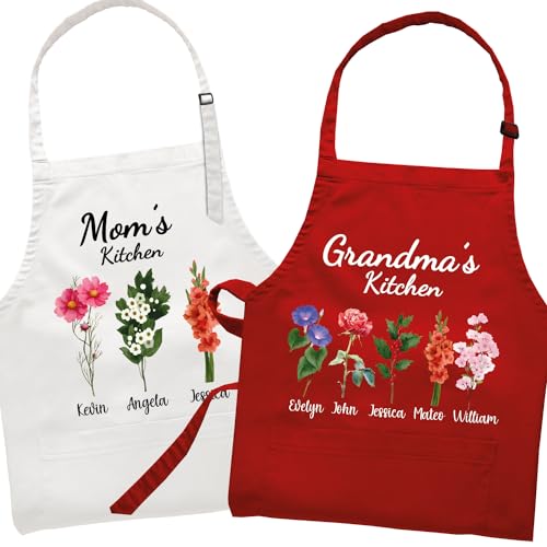 7Th Hill Mother'S Day Gifts For Mom, Gifts For Grandma, Custom Kitchen Apron For Women thumb #2