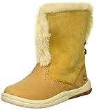 Timberland Baby Toddle Tracks Faux Shearling Bootie Fashion Boot, wheat nubuck, 5 Medium US Toddler