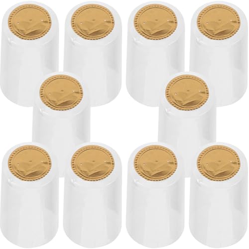 NUOBESTY Capsules pour Bouteilles de Vin Rouge Film PVC 30 MM 100 Pièces Scellant Pratique pour Conservation et Décoration de Cave à Vin Maison