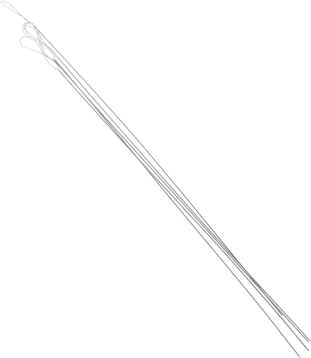 Housoutil 5Pcs Fine Bead Threading Needles Lightweight Iron Wire Embroidery Tools for DIY Jewelry Making Handcrafted Beading Accessories for Rice Pearls Spacer Beads