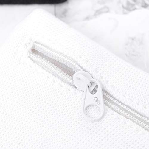 Homoyoyo 2Pcs Wristband Bag with Zipper Keys Pouch for Outdoor Sports and Running White Black for Coins Change and Keys and Convenient Accessory2