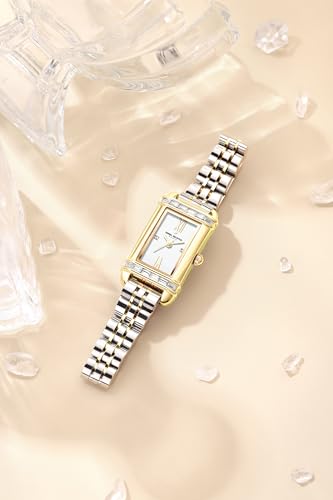 Image of Daniel Hechter Paris Louvre Collection Square Dial Watch for Women with Roman Indices and Stainless Steel Strap-DHW2006