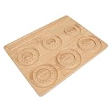 VGEBY Tablero de Cuentas de Madera, Bandeja Artesanal de Madera Maciza con Escala de Medición para Hacer Pulseras sin Esfuerzo y Diseño Creativo de Joyas