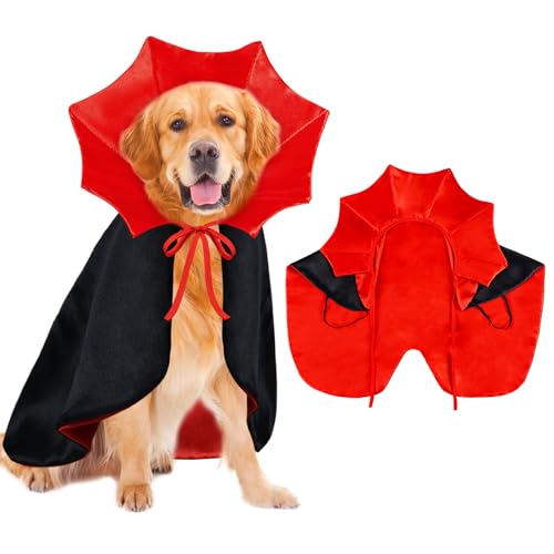 PAYHTOW Dog Vampire Cape Costume