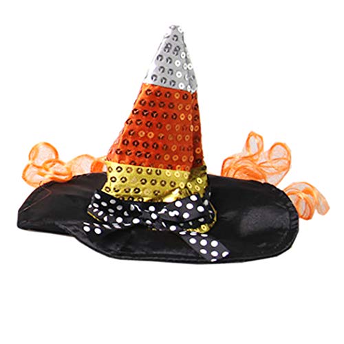 Coxeer Haustierhut, Halloween-Hut, lustig, süßes Haustierkostüm, Hut für Hunde und Katzen - - Large